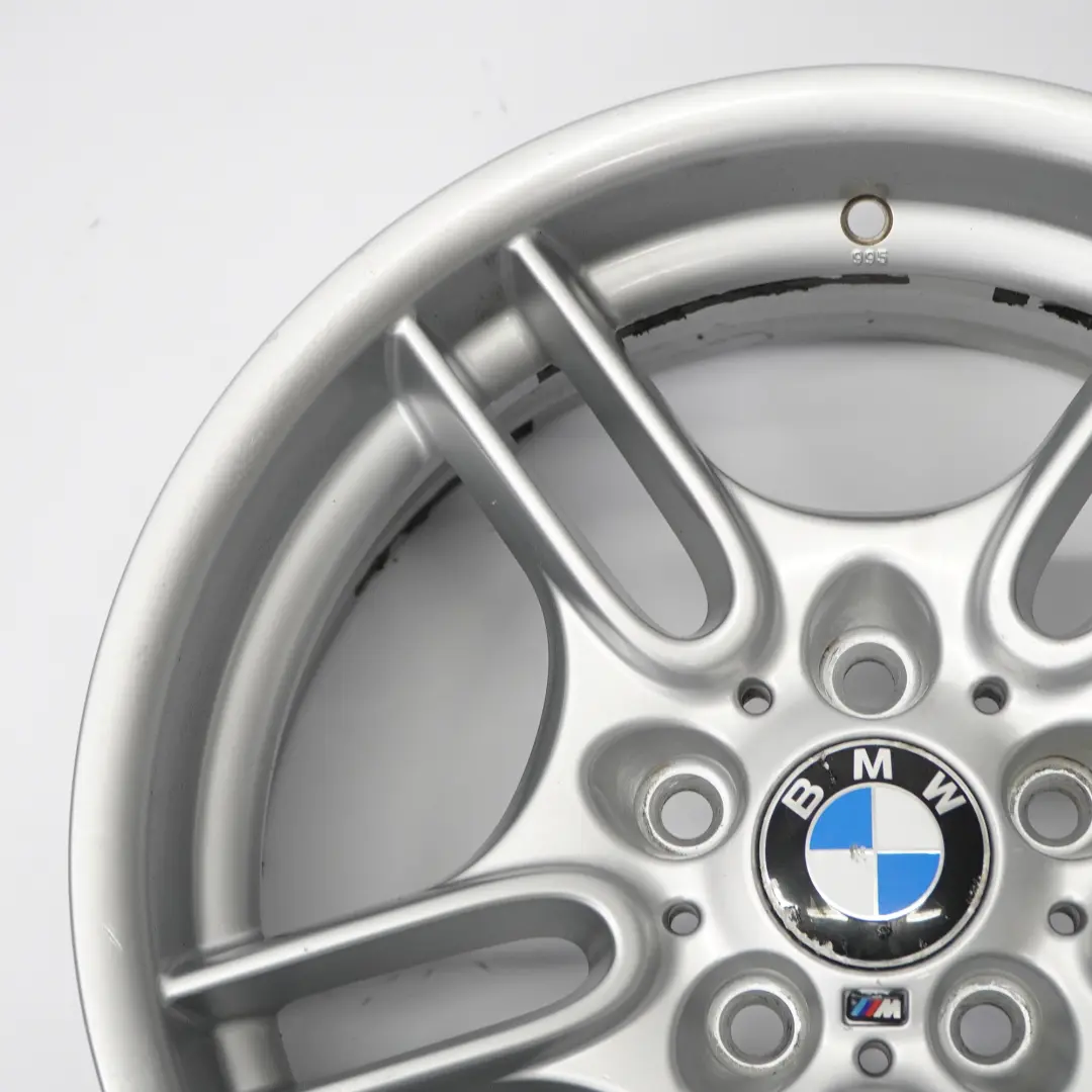 BMW E39 Silver Alloy Wheel Rim 17" 8J ET:20 M Parallel Spoke 66 - SKU 2228995-1 - Part number 2228995