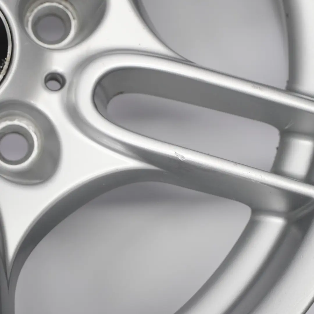 BMW E39 Silver Alloy Wheel Rim 17" 8J ET:20 M Parallel Spoke 66 - SKU 2228995-1 - Part number 2228995