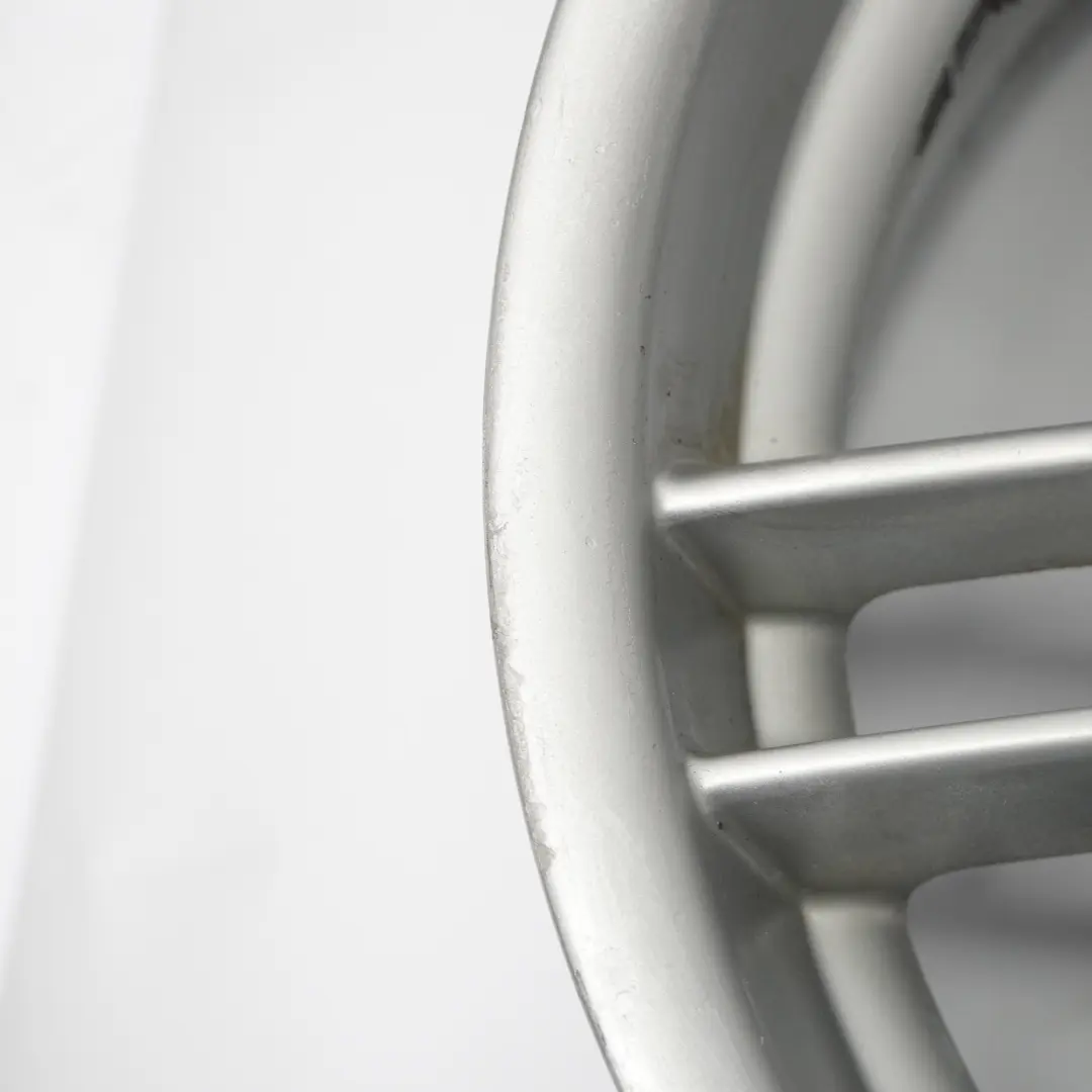BMW E39 Rear Silver Alloy Wheel Rim 17" 9J ET:26 M Parallel Spoke 66 - SKU 2229035-1 - Part number 2229035