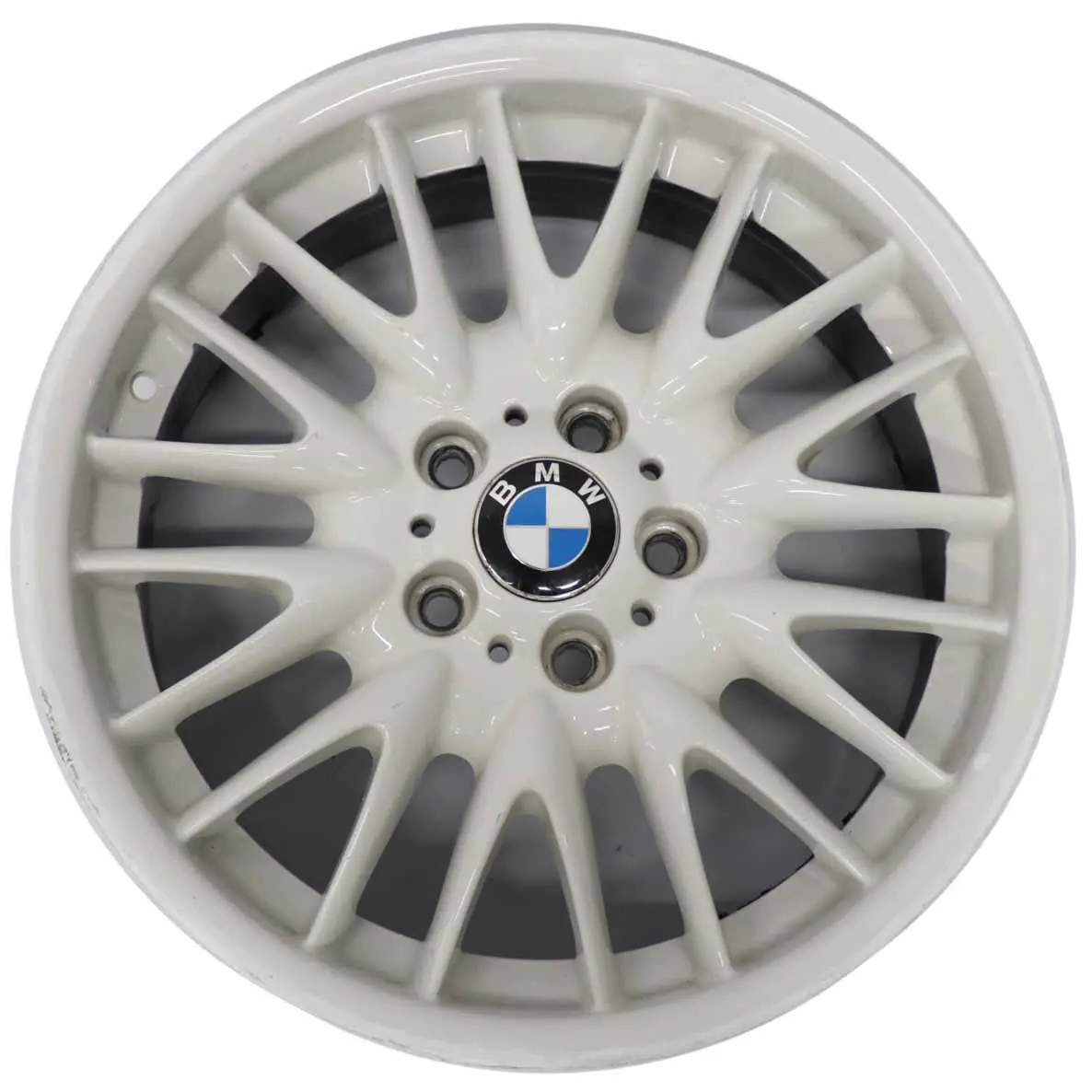 BMW E46 llanta de aleación blanca delantera V habló 72 18 "8J ET:47 2229145