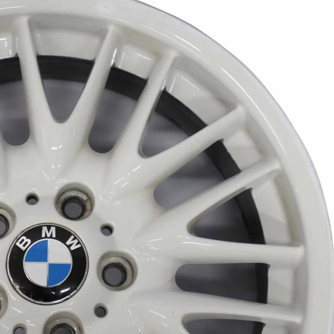 BMW E46 Weißes Vorderrad Felge V Speiche 72 18" 8J ET:47 - SKU 2229145-1 - Teilenummer 2229145