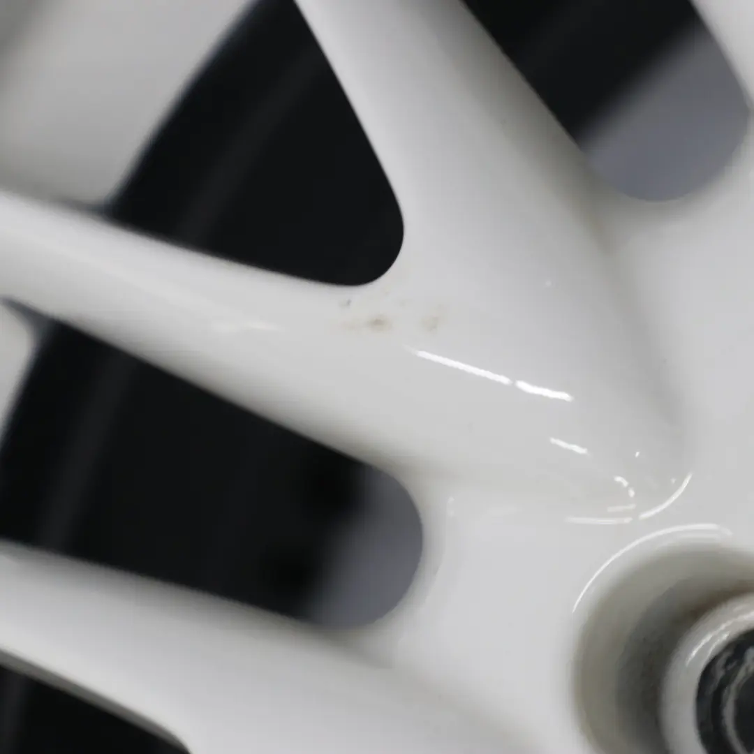 BMW E46 Front White Wheel Alloy Rim V spoke 72 18" 8J ET:47 - SKU 2229145-1 - Part number 2229145