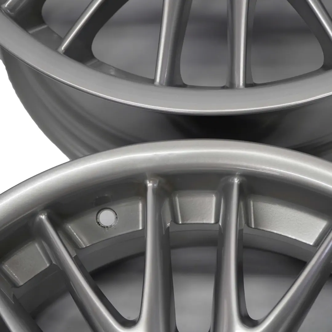 Complete Set 4x Alloy Wheel Rim 18" V Spoke 72 2229145 2229155 BMW E46 Silver - SKU 2229145/2229155 - Part number 2229145/2229155