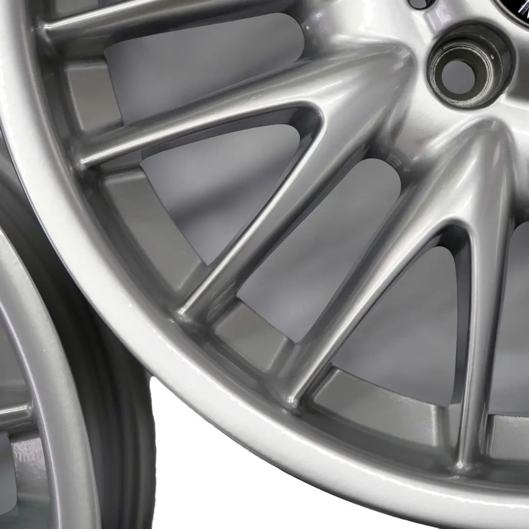 Complete Set 4x Alloy Wheel Rim 18" V Spoke 72 2229145 2229155 BMW E46 Silver - SKU 2229145/2229155 - Part number 2229145/2229155