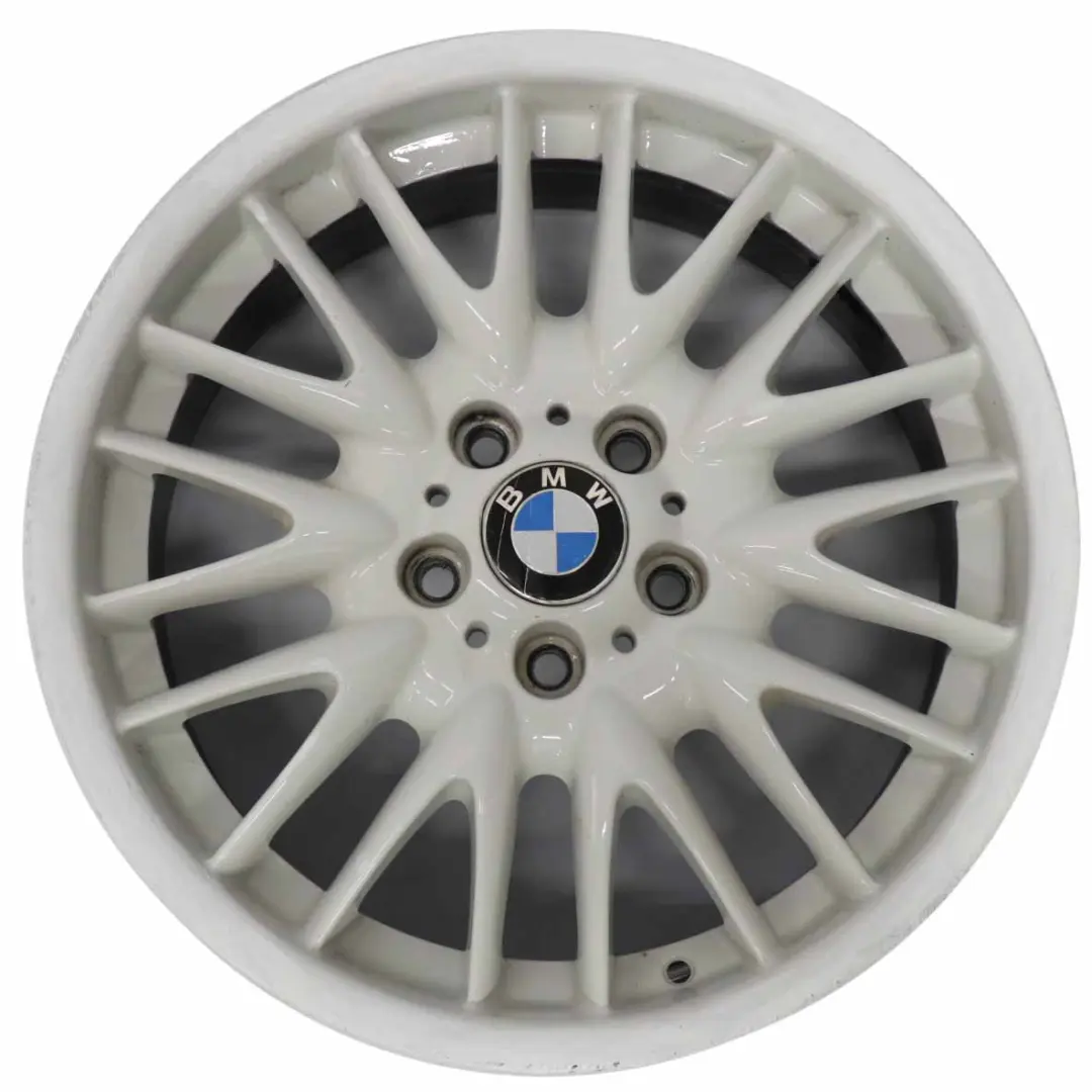 BMW E46 Front White Wheel Alloy Rim V spoke 72 18" 8J ET:47 - SKU 2229145-2 - Numéro de pièce 2229145