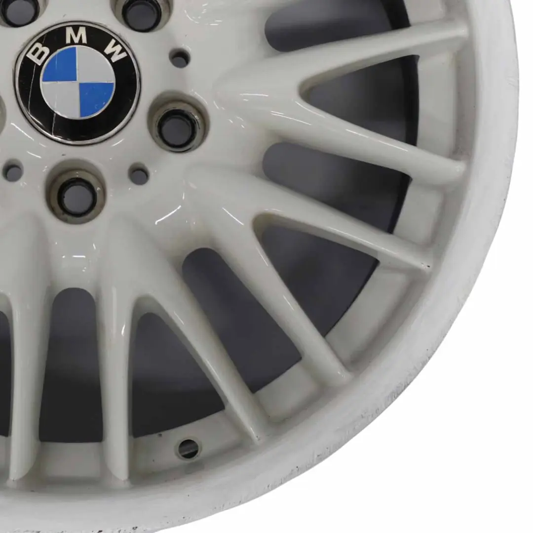 BMW E46 Weißes Vorderrad Felge V Speiche 72 18" 8J ET:47 - SKU 2229145-2 - Teilenummer 2229145