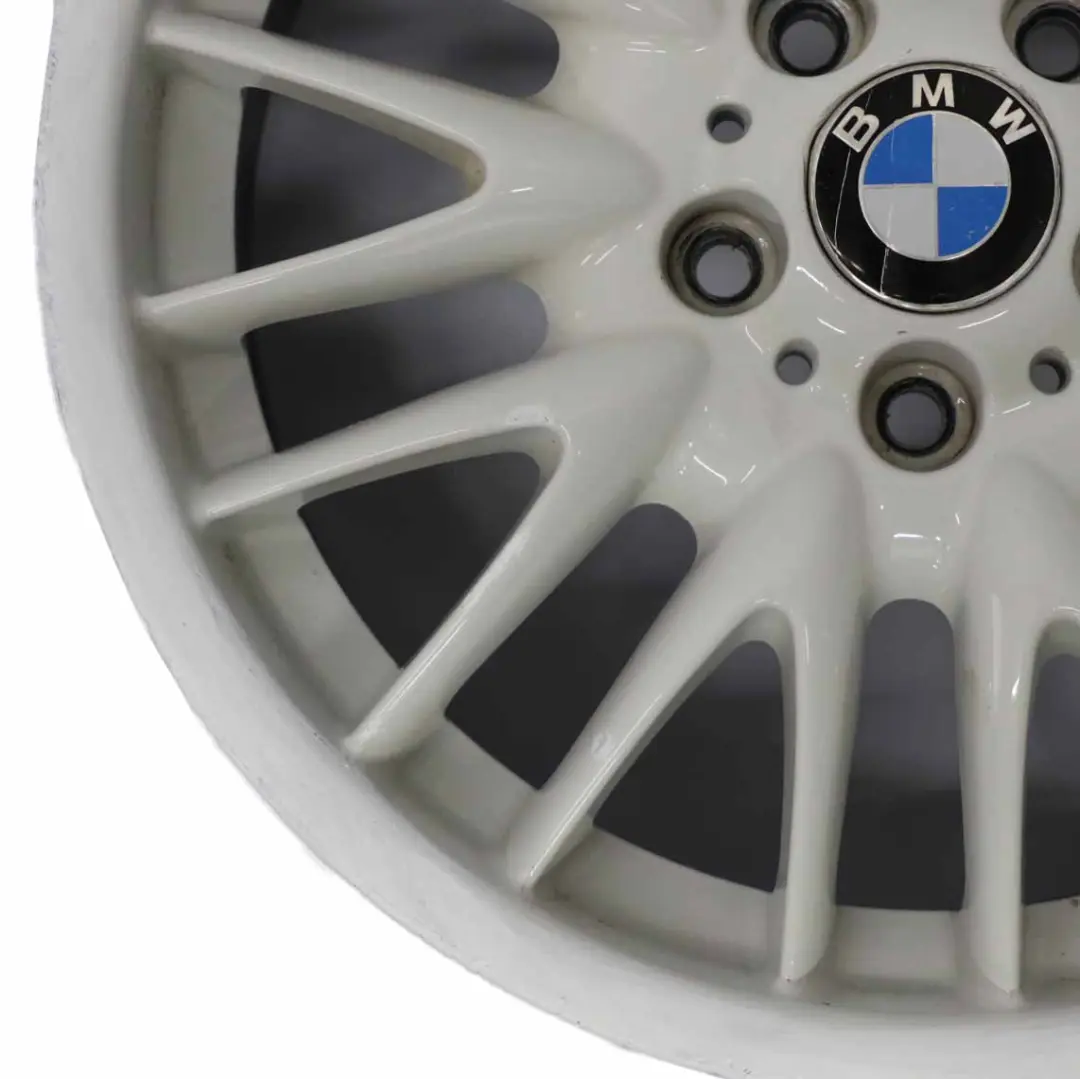 BMW E46 Front White Wheel Alloy Rim V spoke 72 18" 8J ET:47 - SKU 2229145-2 - Numéro de pièce 2229145