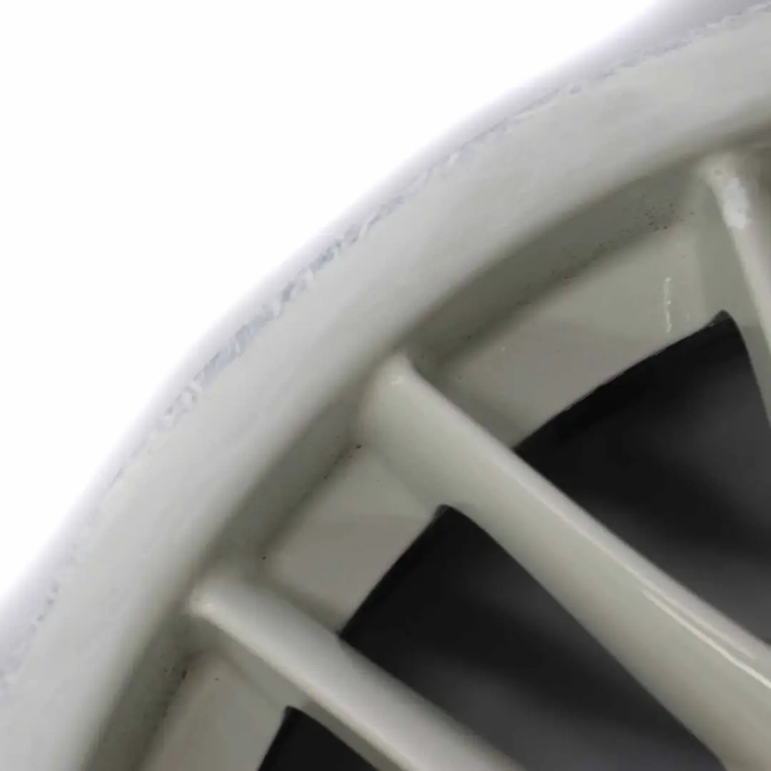 BMW E46 Front White Wheel Alloy Rim V spoke 72 18" 8J ET:47 - SKU 2229145-2 - Numéro de pièce 2229145