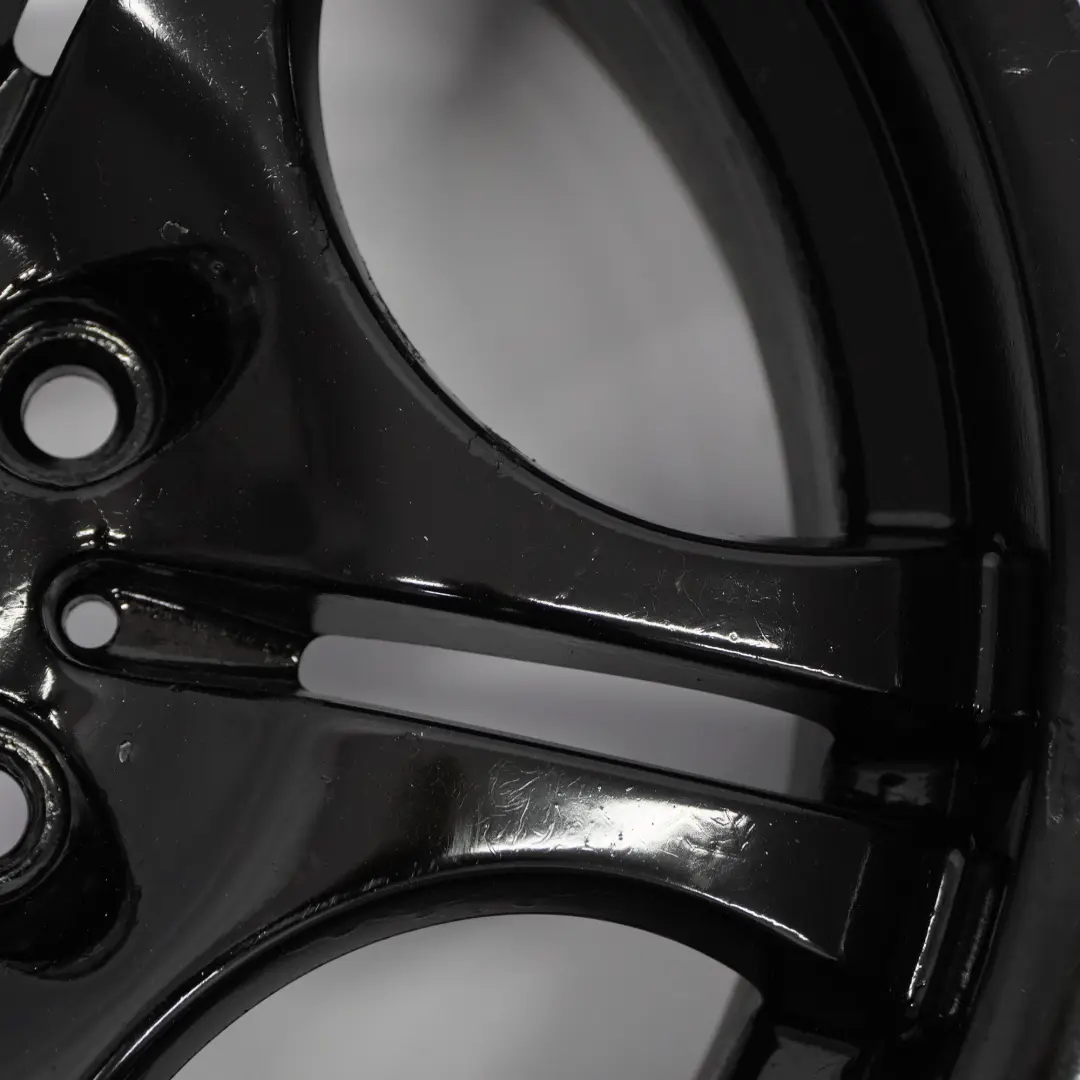 Front Black Wheel Alloy Rim 17" M Double Spoke 68 7,5J ET:41 to BMW E46 with Part number 2229180 BMW E46 Front Black Wheel Alloy Rim 17" M Double Spoke 68 7,5J ET:41 - SKU 2229180-2 - Part number 2229180