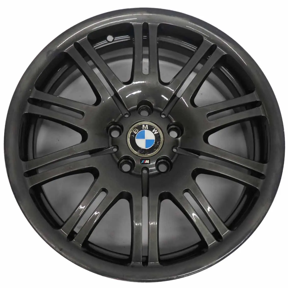 BMW E46 M3 Cerchio Anteriore In Lega 19" M Doppie Razze 67 8J Et:47 2229650