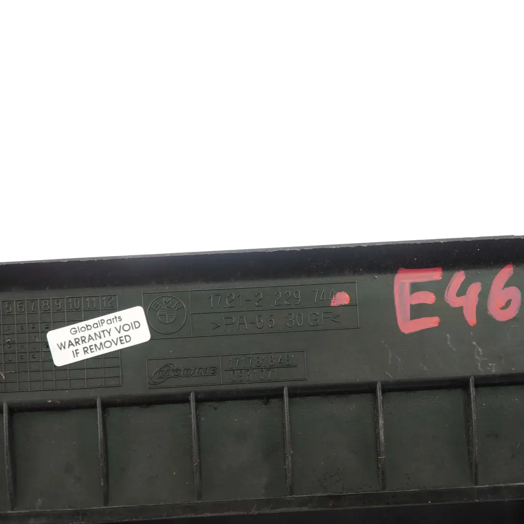 BMW E46 M3 Radiateur de refroidissement d'huile canal radiateur carenage - SKU 2229744 - Numéro de pièce 2229744