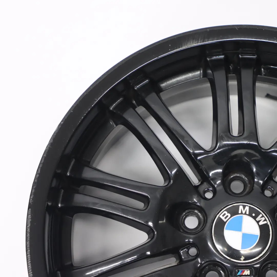 BMW E46 M3 Black Front Alloy Wheel 18" 8J ET:47 M Double Spoke 67 - SKU 2229950-3 - Part number 2229950