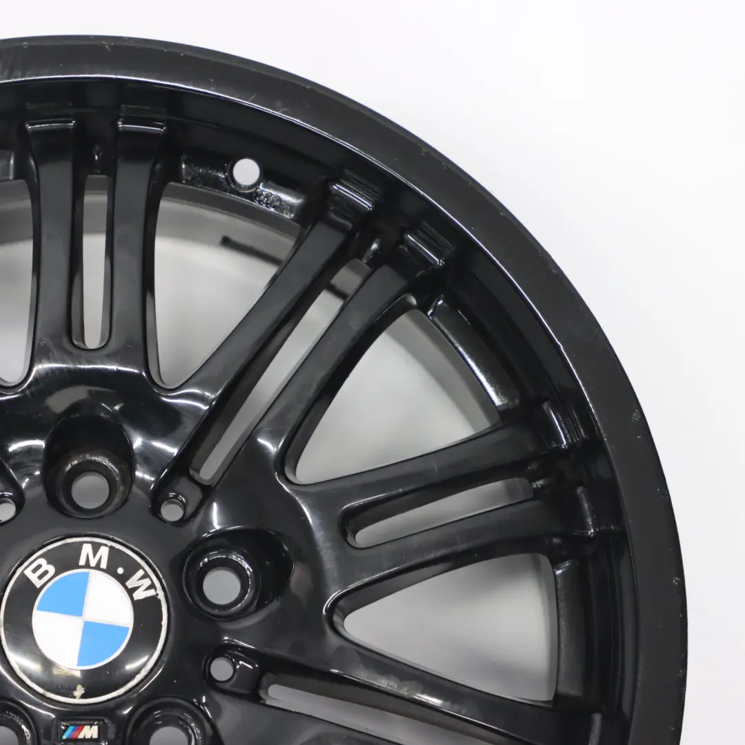 BMW E46 M3 Black Front Alloy Wheel 18" 8J ET:47 M Double Spoke 67 - SKU 2229950-3 - Part number 2229950