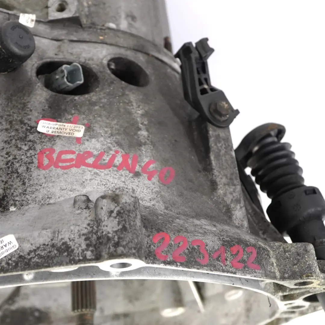 Citroen Berlingo Peugeot Partner B9 CP17X73 5 Gang Schaltgetriebe GARANTIE für mit Teilenummer 223122 Citroen Berlingo Peugeot Partner B9 CP17X73 5 Gang Schaltgetriebe GARANTIE - SKU 223122 - Teilenummer 223122