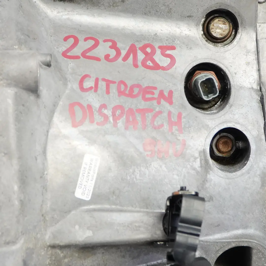 Citroen Jumpy 1.6 HDi 9HU DV6UTED4 Cambio manuale 5 marce GARANZIA per con numero di parte 223185 Citroen Jumpy 1.6 HDi 9HU DV6UTED4 Cambio manuale 5 marce GARANZIA - SKU 223185 - Numero di parte 223185