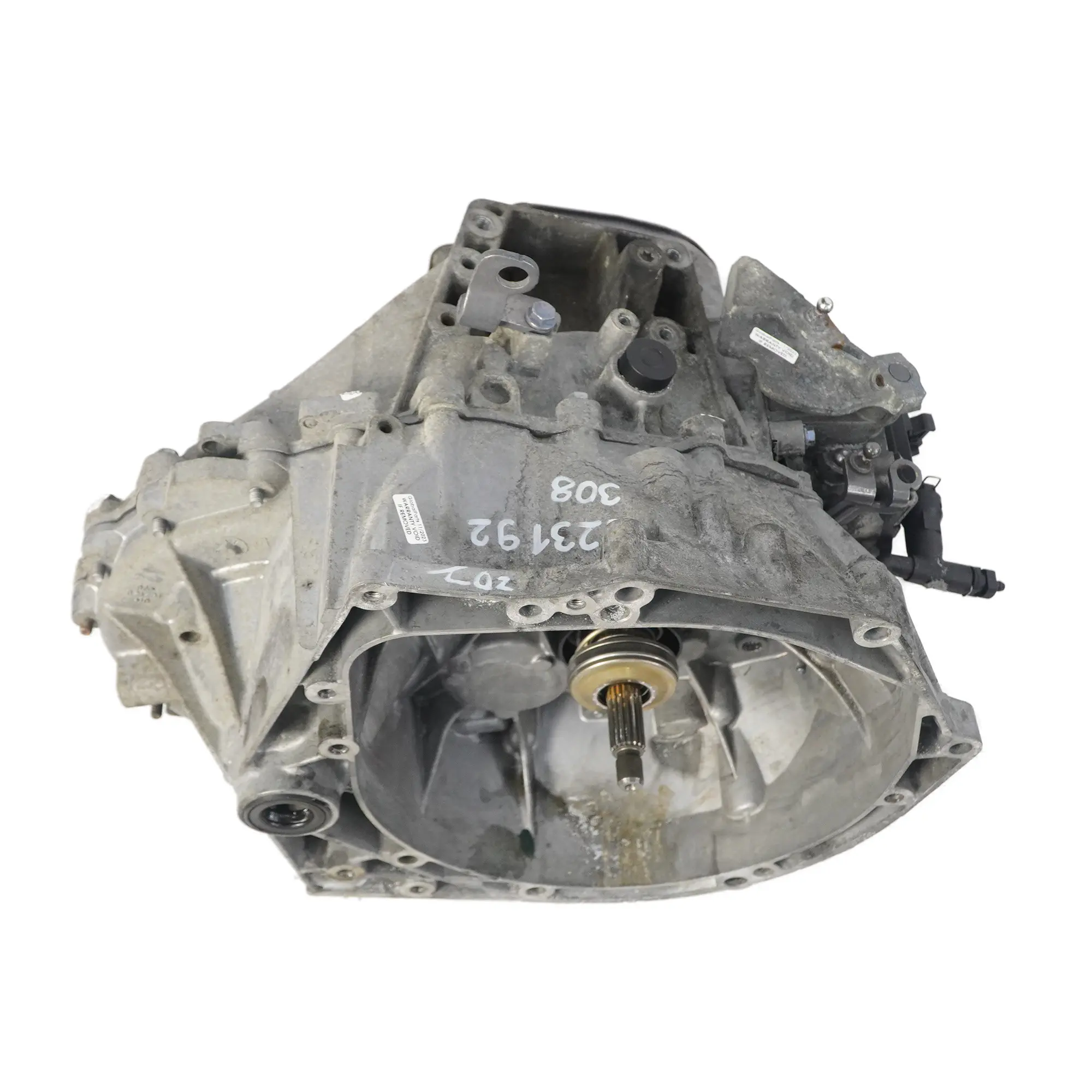 Peugeot 308 1.6 HDi Caja cambios manual 223192 T7F222A52 9682456310 GARANTIA
