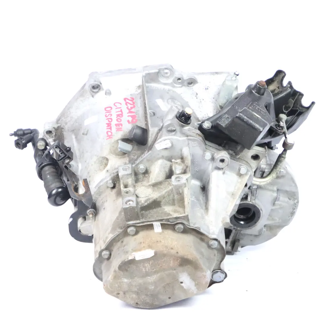 Citroen Jumpy III 9H07 9HM Boîte vitesses manuelle diesel DP75 GARANTIE pour à propos du numéro de pièce 2231P9 Citroen Jumpy III 9H07 9HM Boîte vitesses manuelle diesel DP75 GARANTIE - SKU 2231P9 - Numéro de pièce 2231P9