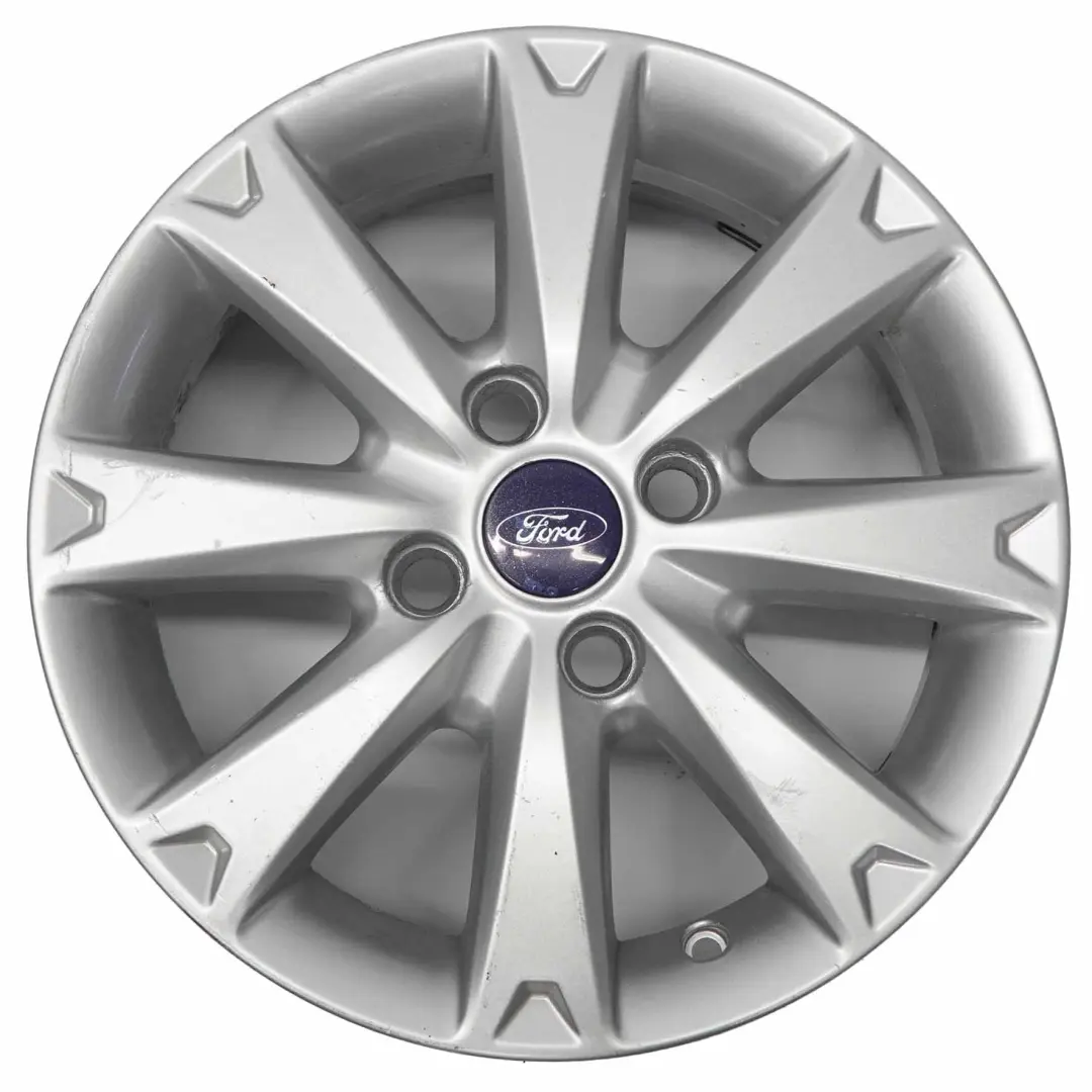 Silberne Leichtmetallfelge 15" 6J ET:47,5 7-Loch 8V21-1007-GA Ford Fiesta MK7 - SKU 2237332-1 - Teilenummer 2237332