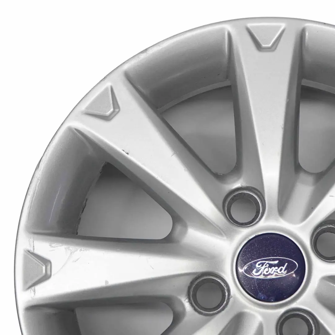 Silberne Leichtmetallfelge 15" 6J ET:47,5 7-Loch 8V21-1007-GA für Ford Fiesta MK7 mit Teilenummer 2237332 Ford Fiesta MK7 Silberne Leichtmetallfelge 15" 6J ET:47,5 7-Loch 8V21-1007-GA - SKU 2237332-1 - Teilenummer 2237332