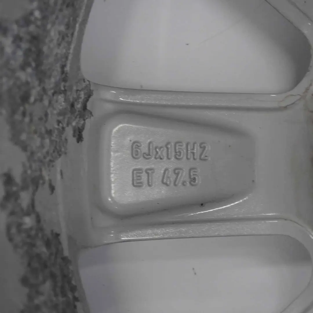 Ford Fiesta MK7 Silver Alloy Wheel Rim 15" 6J ET:47,5 7-Hole 8V21-1007-GA - SKU 2237332-1 - Part number 2237332