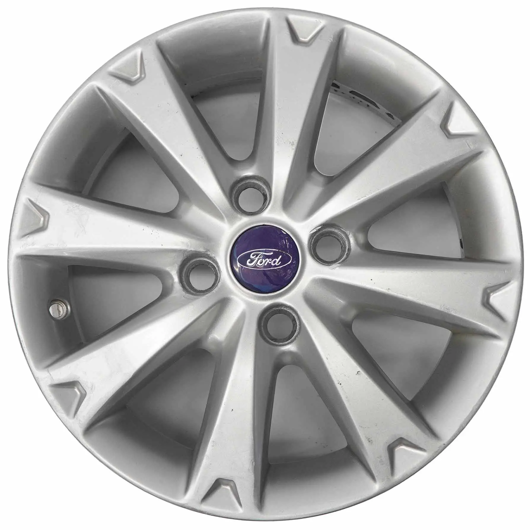 Ford Fiesta MK7 Cerchio in lega argento 15" 6J ET:47,5 7 fori 8V21-1007-GA