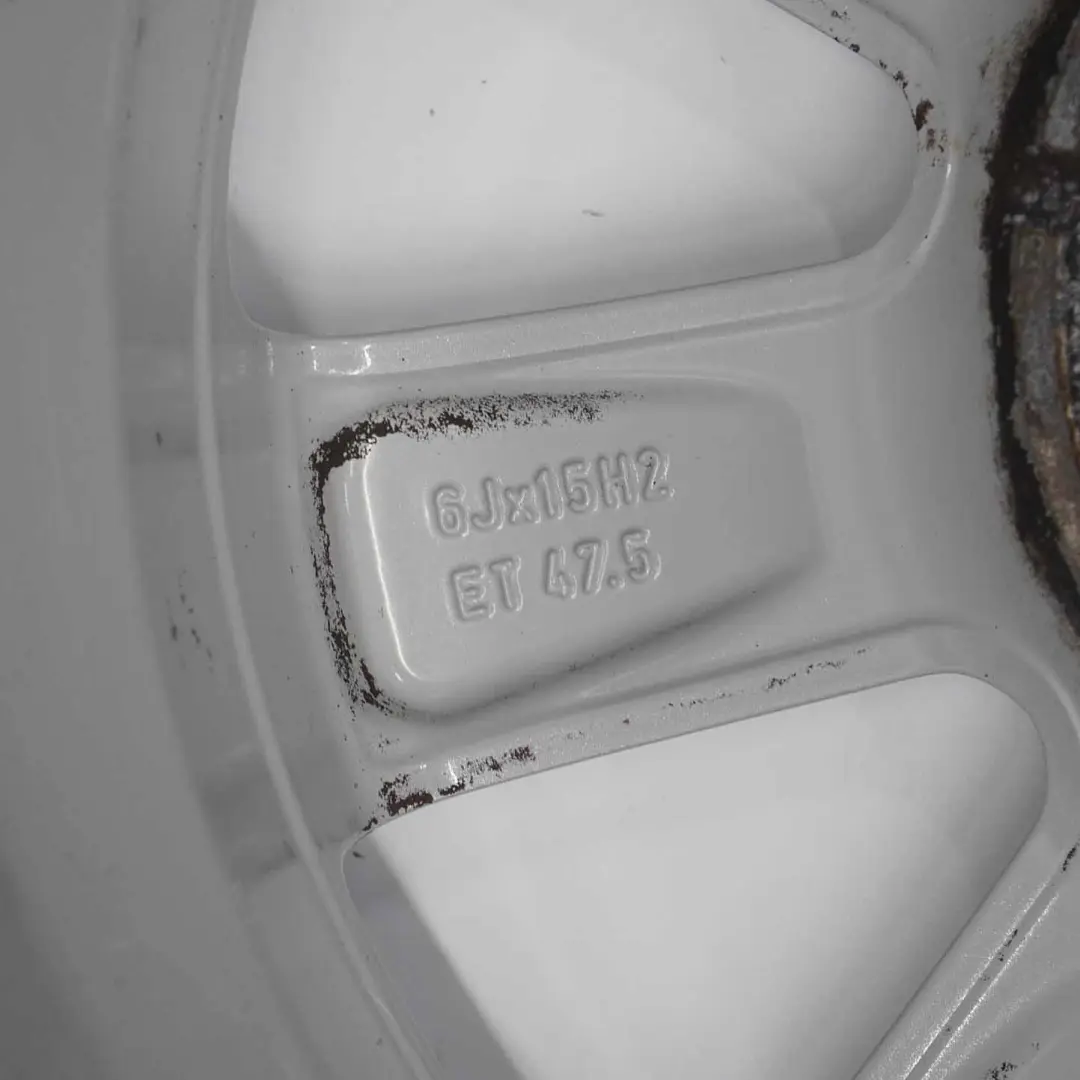 Ford Fiesta MK7 Silver Alloy Wheel Rim 15" 6J ET:47,5 7-Hole 8V21-1007-GA - SKU 2237332-2 - Part number 2237332