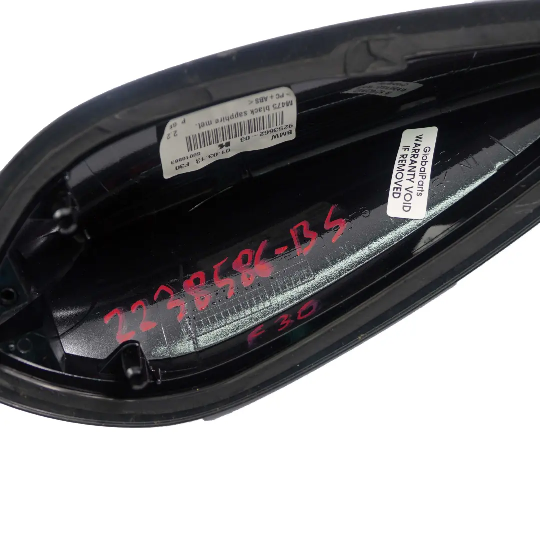 BMW F22 F30 F32 Rekin Obudowa Anteny Black Sapphire Czarna 9253662 - SKU 2238586-BS - Numer Części 2238586