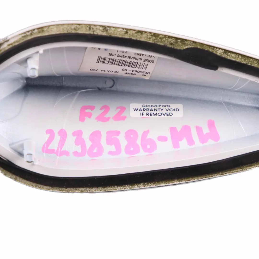  Roof Antenna BMW F22 F30 F32 Shark Fin Trim Cover Mineral White - A96 9253664 - SKU 2238586-MW - Part number 2238586