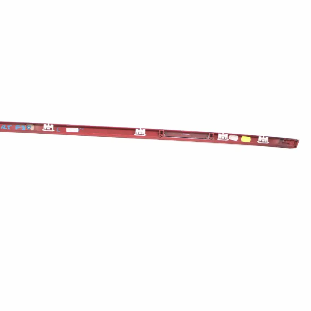 BMW F30 Roof Moulding Railing Trim Strip Left N/S Melbourne Rot Red - A75 - SKU 2239971-MRT - Part number 2239971
