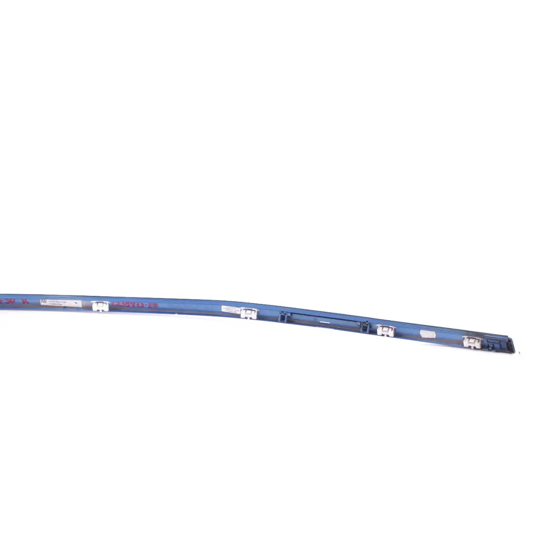 BMW 3 F30 Roof Moulding Railing Gutter Trim Right O/S Estorilblau Blue - B45 - SKU 2239973-EB - Part number 2239973