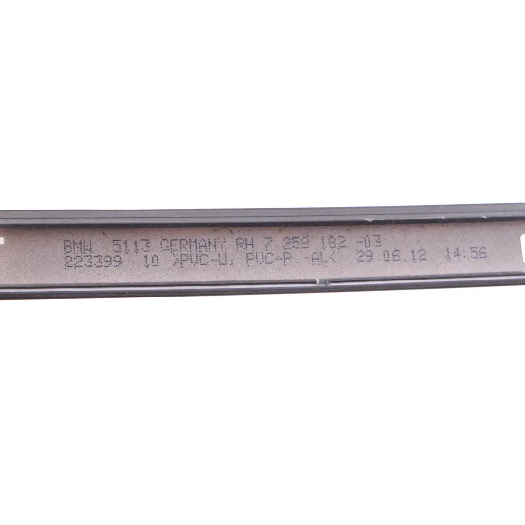 BMW F30 Modanatura Grondaia Trim Destra Mineralgrau Grigio Metallizzato B39 - SKU 2239973-MG - Numero di parte 2239973