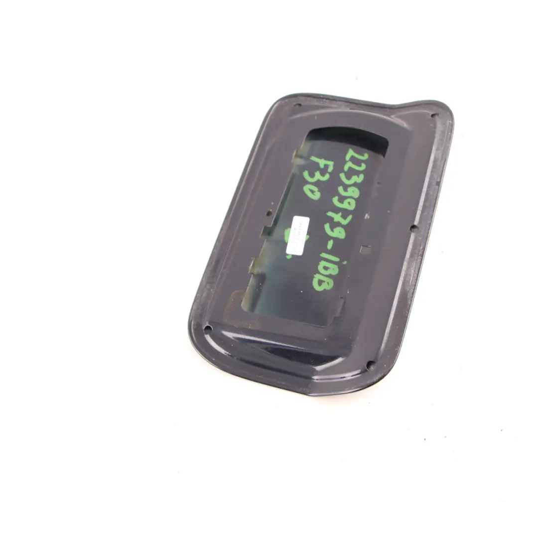 BMW F30 F80 M3 Tapa de llenado combustible Imperial Brillant Blue A89 - SKU 2239979-IBB - Número de pieza 2239979