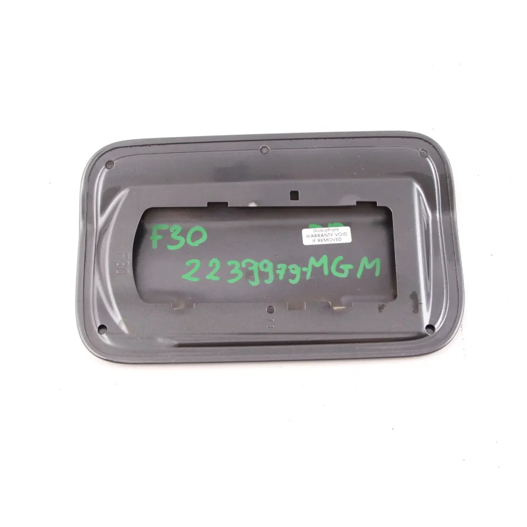 Fill In Flap Cap Moonwalk Grey Metallic B71 to Fuel Cover BMW F30 F80 M3 with Part number 2239979 Fuel Cover BMW F30 F80 M3 Fill In Flap Cap Moonwalk Grey Metallic B71 - SKU 2239979-MGM - Part number 2239979