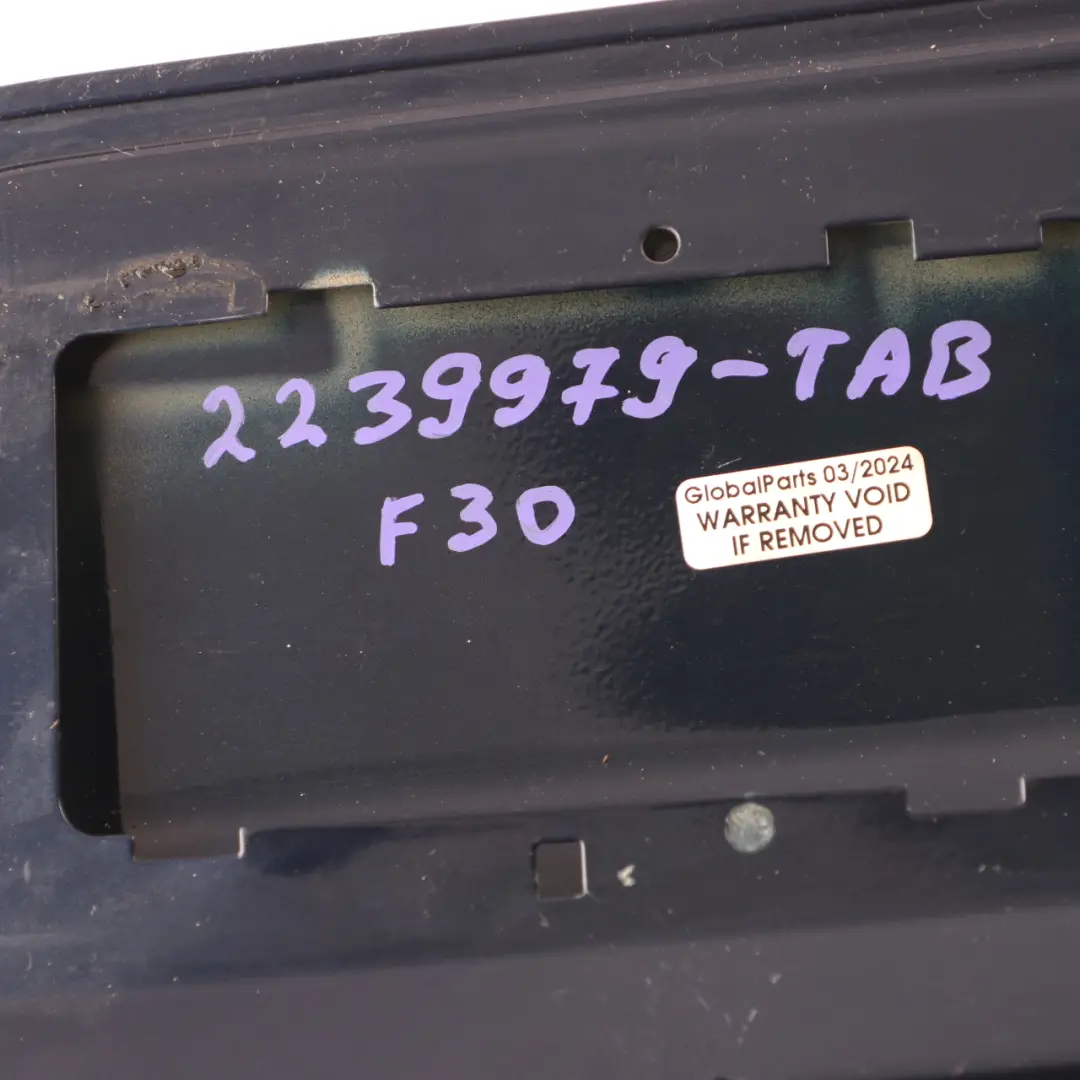 Filler Fill Tank Flap Cap Cover Tanzanite Blue Metallic X10 to BMW F30 F80 M3 Fuel with Part number 2239979 BMW F30 F80 M3 Fuel Filler Fill Tank Flap Cap Cover Tanzanite Blue Metallic X10 - SKU 2239979-TAN - Part number 2239979