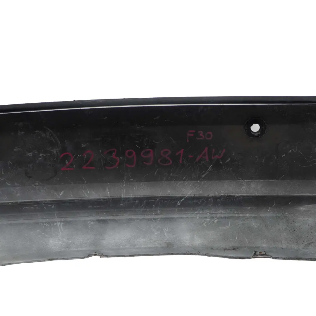 BMW F30 Bumper Rear Trim Panel PDC Saloon Alpinweiss Alpine White - 300 - SKU 2239981-AW - Part number 2239981