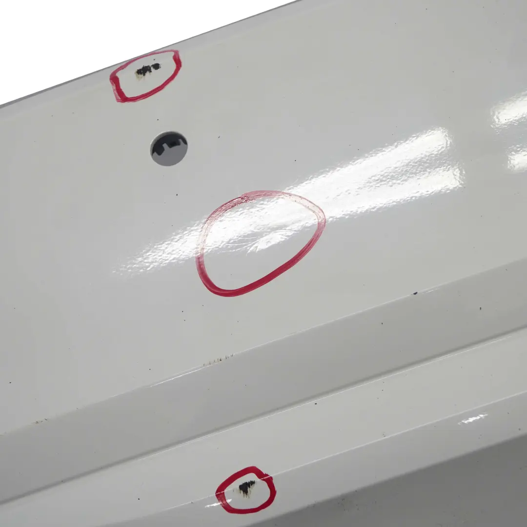 Bumper Rear Trim Panel PDC Saloon Alpinweiss Alpine White - 300 to BMW F30 with Part number 2239981 BMW F30 Bumper Rear Trim Panel PDC Saloon Alpinweiss Alpine White - 300 - SKU 2239981-AW - Part number 2239981