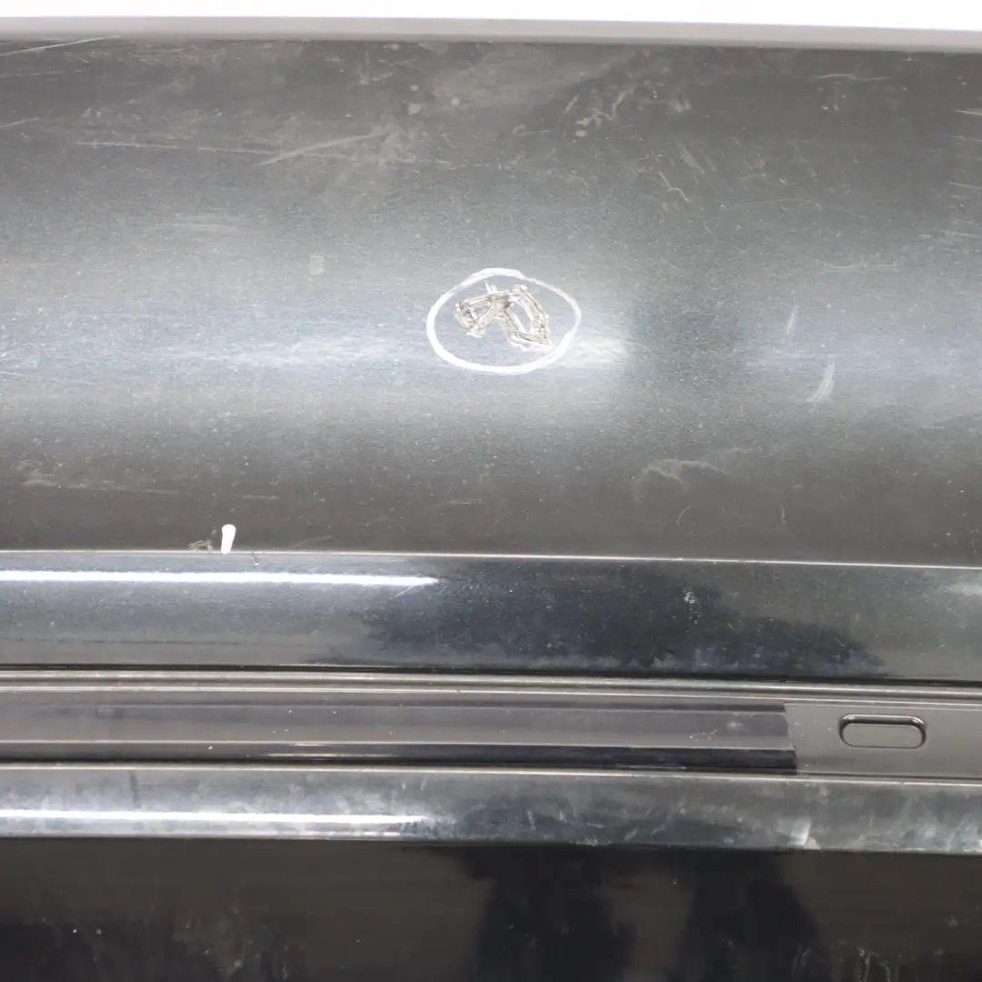 Bumper Trim Panel PDC Black Sapphire Metallic - 475 to BMW F30 Rear with Part number 2239981 BMW F30 Rear Bumper Trim Panel PDC Black Sapphire Metallic - 475 - SKU 2239981-BS - Part number 2239981