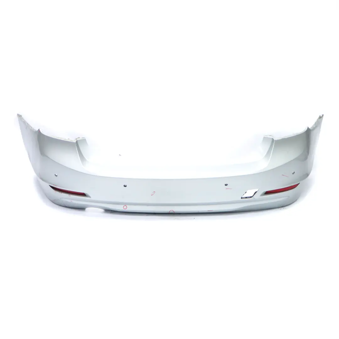 Bumper Trim Panel Covering PDC Glacier Silver Metallic - A83 to BMW F30 Rear with Part number 2239981 BMW F30 Rear Bumper Trim Panel Covering PDC Glacier Silver Metallic - A83 - SKU 2239981-GSB2 - Part number 2239981