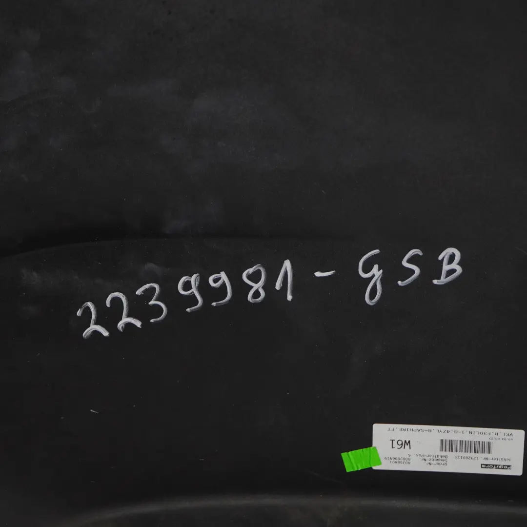 Bumper Trim Panel Covering PDC Glacier Silver Metallic - A83 to BMW F30 Rear with Part number 2239981 BMW F30 Rear Bumper Trim Panel Covering PDC Glacier Silver Metallic - A83 - SKU 2239981-GSB - Part number 2239981