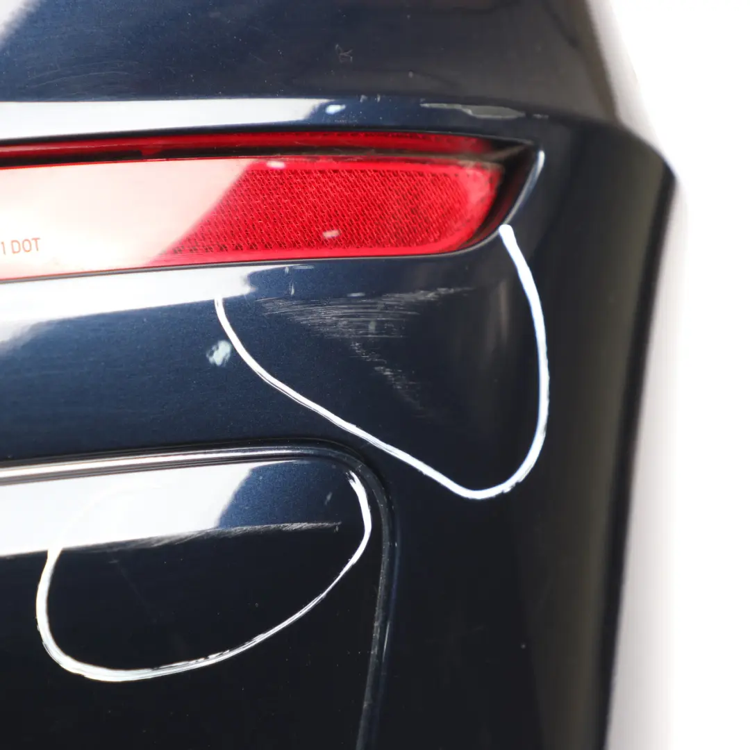 BMW F30 Rear Bumper Trim Panel Covering PDC Imperial Blue Metallic - A89 - SKU 2239981-IBB - Part number 2239981
