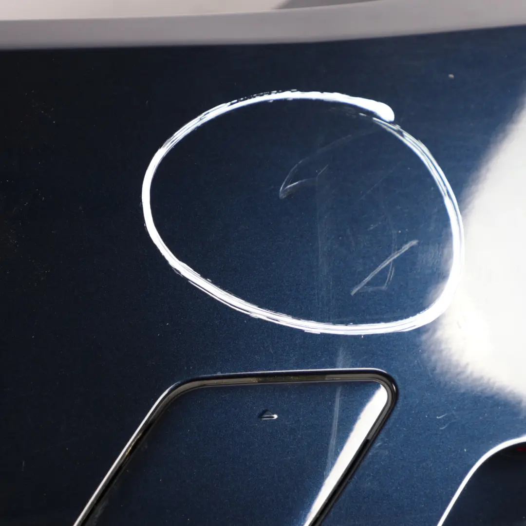 BMW F30 Rear Bumper Trim Panel Covering PDC Imperial Blue Metallic - A89 - SKU 2239981-IBB - Part number 2239981