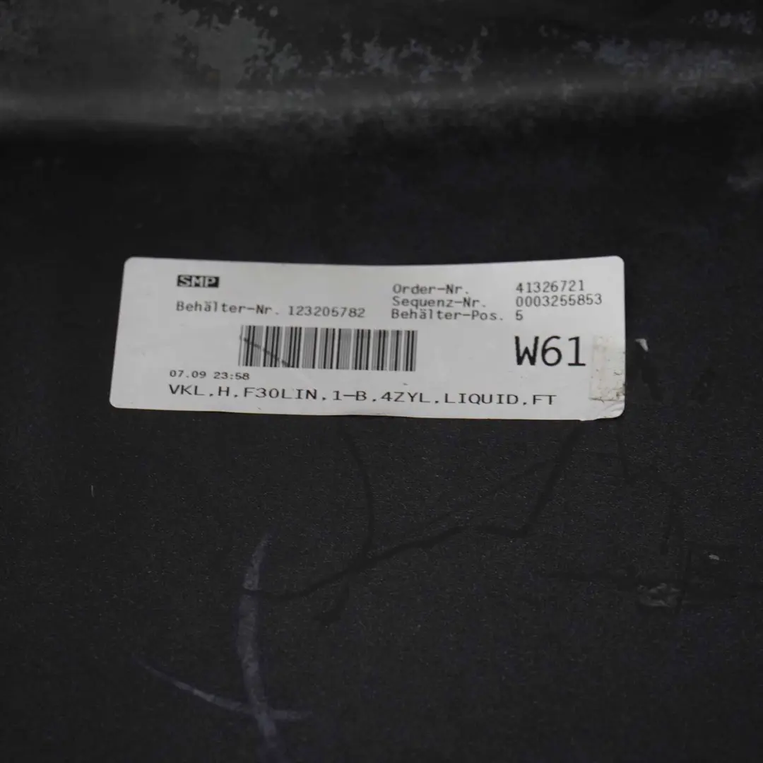 Bumper Trim Panel Covering PDC Liquid Blue Metallic - B40 to BMW F30 Rear with Part number 2239981 BMW F30 Rear Bumper Trim Panel Covering PDC Liquid Blue Metallic - B40 - SKU 2239981-LBL - Part number 2239981