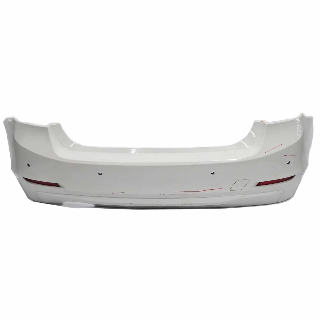 Bumper Trim Panel PDC Covering Alpinweiss Alpine White 3 - 300 to BMW F30 Rear with Part number 2239993 BMW F30 Rear Bumper Trim Panel PDC Covering Alpinweiss Alpine White 3 - 300 - SKU 2239993-AW - Part number 2239993