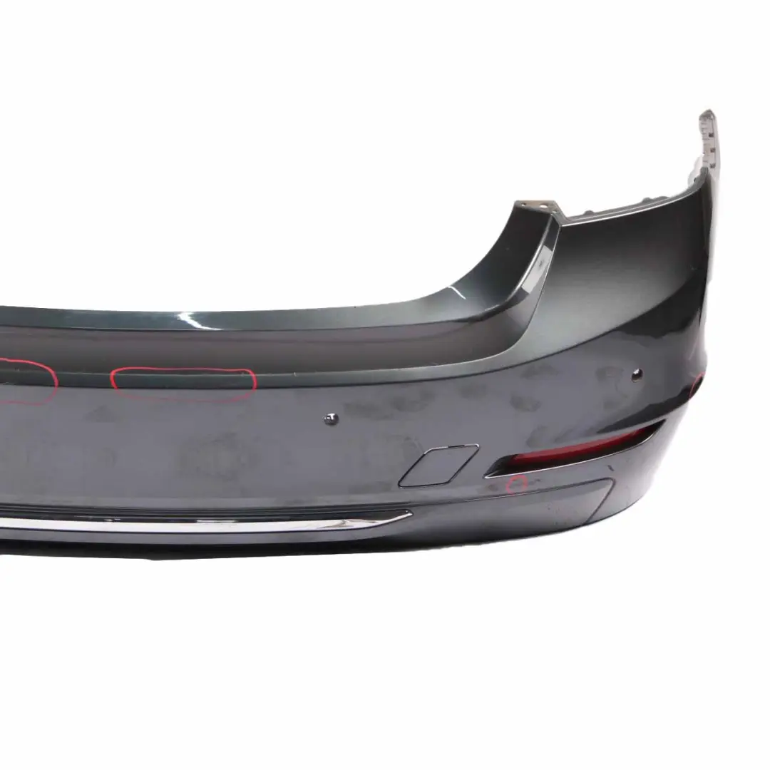 Bumper Trim Panel PDC Covering Mineralgrau Grey Metallic - B39 to BMW F30 Rear with Part number 2239993 BMW F30 Rear Bumper Trim Panel PDC Covering Mineralgrau Grey Metallic - B39 - SKU 2239993-MG - Part number 2239993