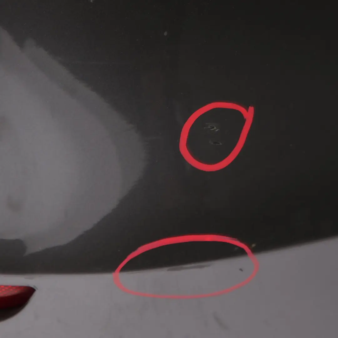 Bumper Trim Panel PDC Covering Mineralgrau Grey Metallic - B39 to BMW F30 Rear with Part number 2239993 BMW F30 Rear Bumper Trim Panel PDC Covering Mineralgrau Grey Metallic - B39 - SKU 2239993-MG - Part number 2239993