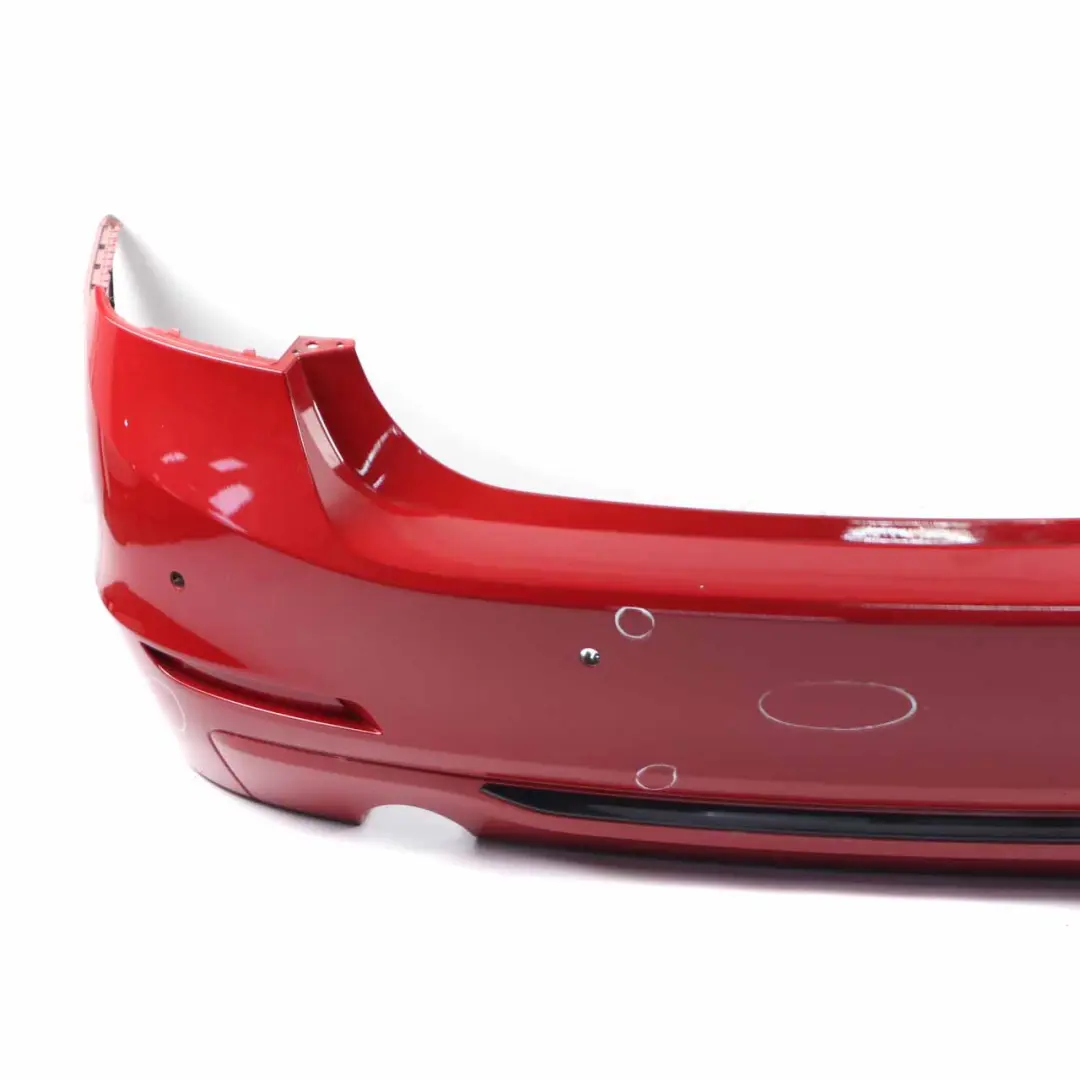 Bumper Trim Panel PDC Covering Melbourne Red Metallic - A75 to BMW F30 Rear with Part number 2239993 BMW F30 Rear Bumper Trim Panel PDC Covering Melbourne Red Metallic - A75 - SKU 2239993-MRT - Part number 2239993
