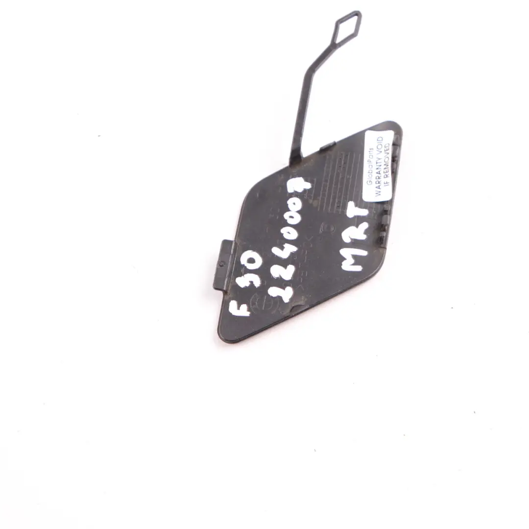 Bumper Flap Towing Eye Melbourne Red Metallic - A75 7301464 to BMW F30 Rear with Part number 2240007 BMW F30 Rear Bumper Flap Towing Eye Melbourne Red Metallic - A75 7301464 - SKU 2240007-MRT - Part number 2240007