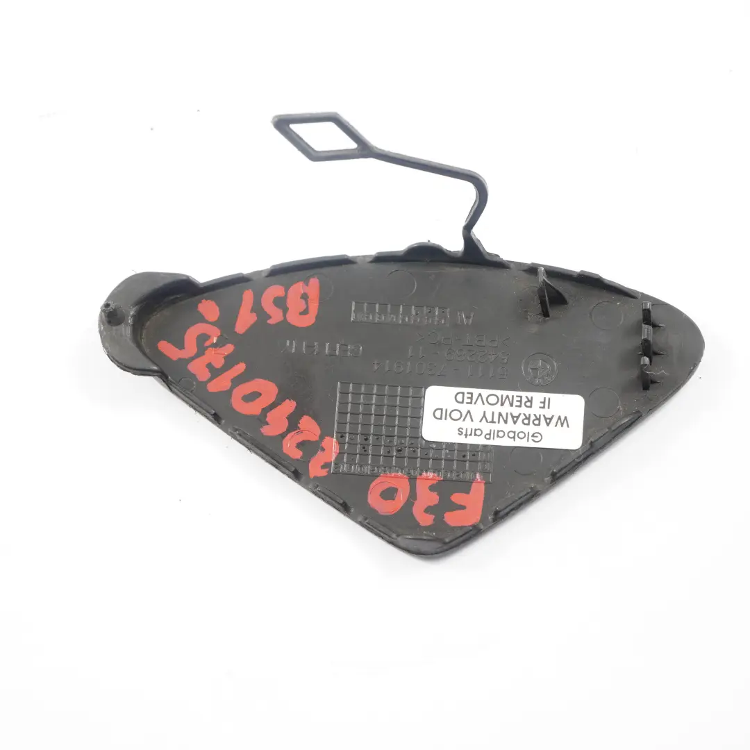  Volet de pare-chocs avant BMW F30 F31 Volet Oeil remorquage Noir Saphir 7301914 - SKU 2240175-BS1 - Numéro de pièce 2240175