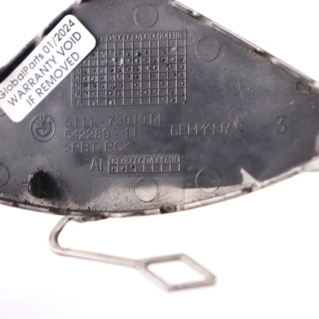 Towing Eye Cover BMW F30 F31 Front Bumper Hook Flap Glacier Silver A83 7301914 to with Part number 2240175 Towing Eye Cover BMW F30 F31 Front Bumper Hook Flap Glacier Silver A83 7301914 - SKU 2240175-GSB - Part number 2240175