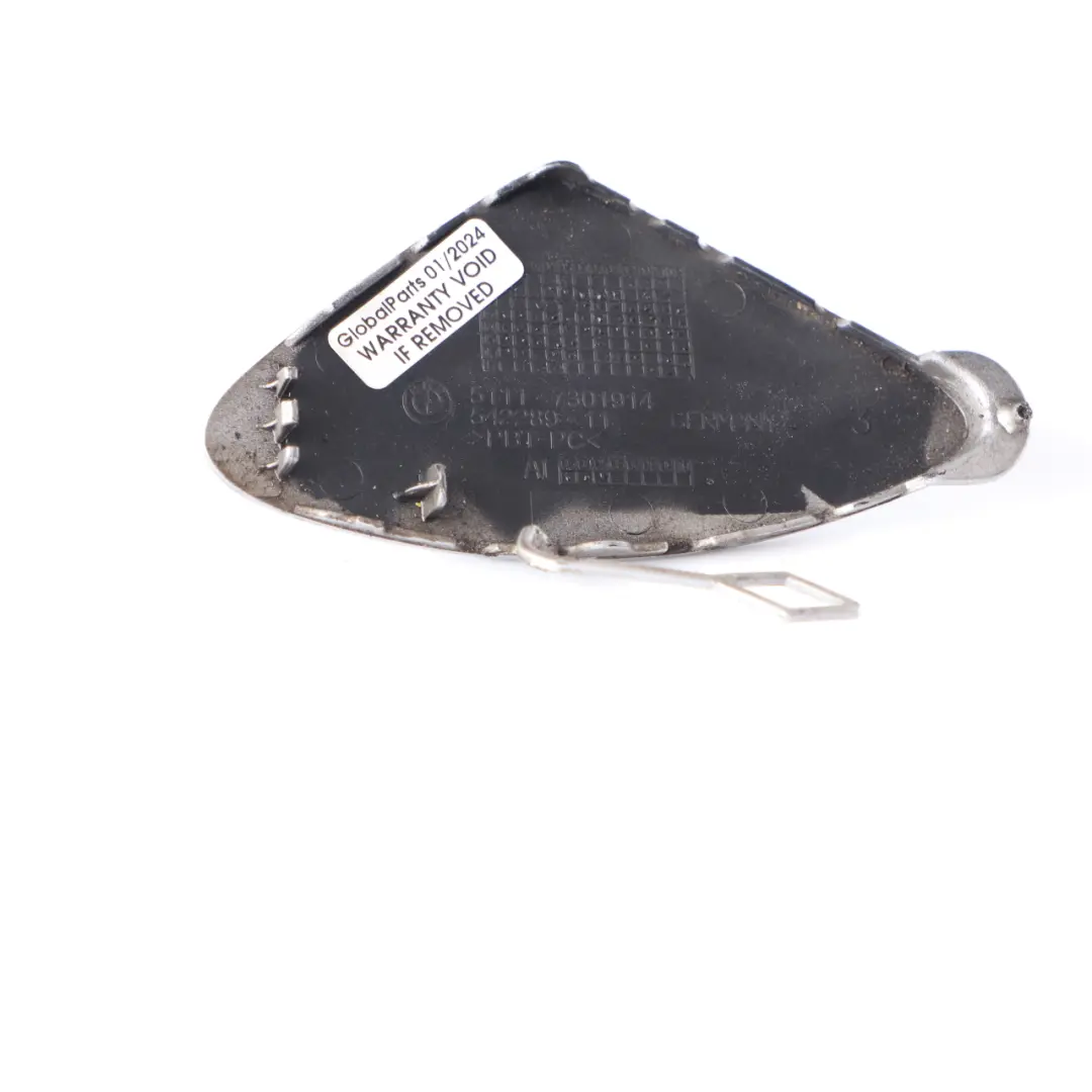 Towing Eye Cover BMW F30 F31 Front Bumper Hook Flap Glacier Silver A83 7301914 to with Part number 2240175 Towing Eye Cover BMW F30 F31 Front Bumper Hook Flap Glacier Silver A83 7301914 - SKU 2240175-GSB - Part number 2240175